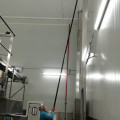 Cleaning the very high level areas in the factory with SpaceVac vacuum tool-2
