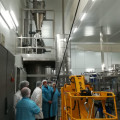 Cleaning the very high level areas in the factory with SpaceVac vacuum tool-3